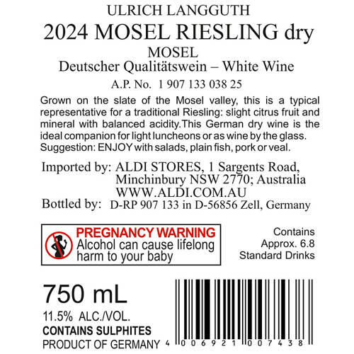 Dry Mosel Riesling 2024