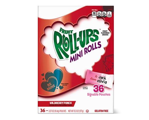 Betty Crocker 
 Valentine's Day Fruit Roll Up