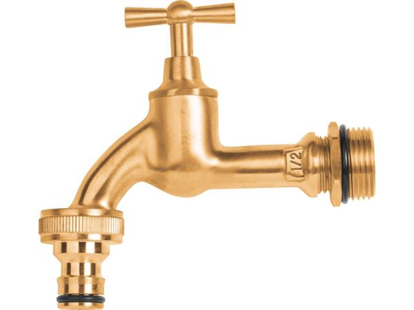 Parkside Brass Hose Connector System/​2-Way Hose Splitter/​Tap/​Spray Gun