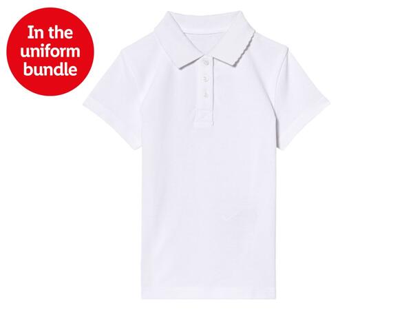 Girls' School Polo Shirts - 2 Pack