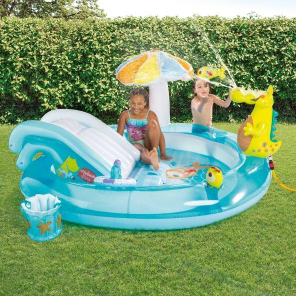 Piscine gonflable avec accessoires