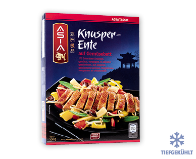 ASIA Knusperente auf Gemüsebett