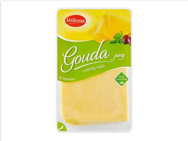 Gouda in Scheiben