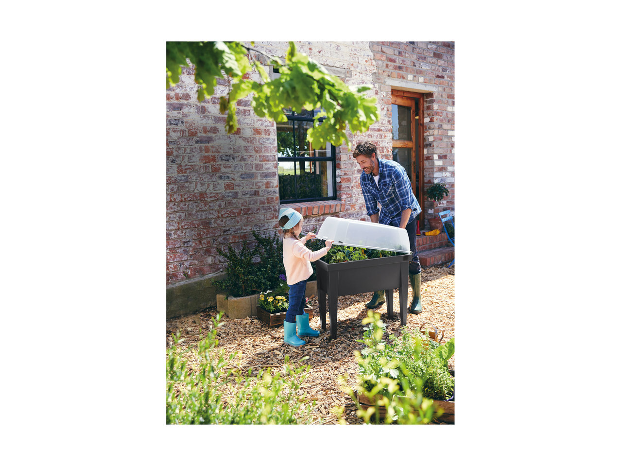 Florabest Raised Planter With Cover1