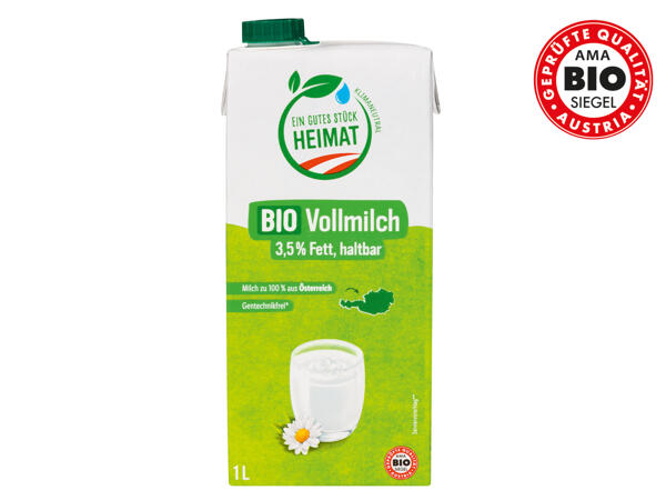 Haltbare Bio-Vollmilch