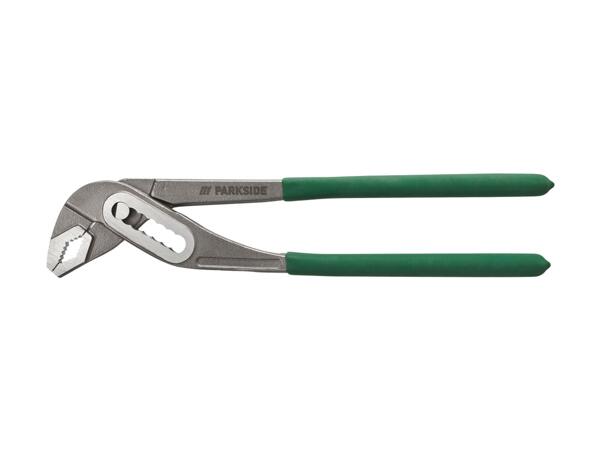 Water pump pliers set, 3 pieces or pipe wrench
