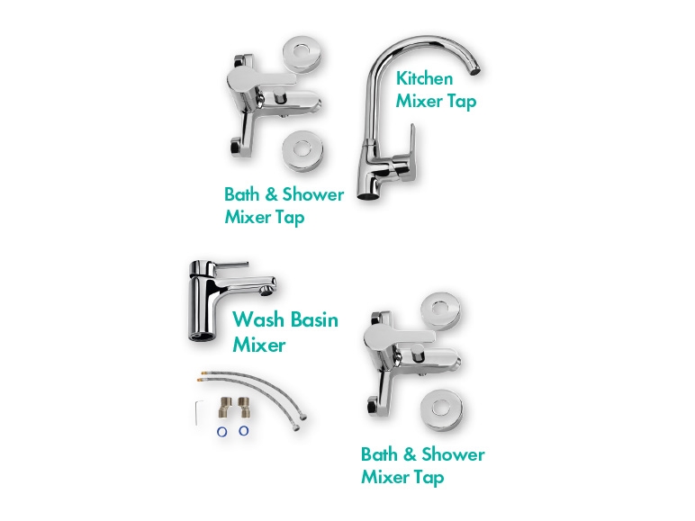 Miomare Bathroom/Kitchen Sink Mixer Tap