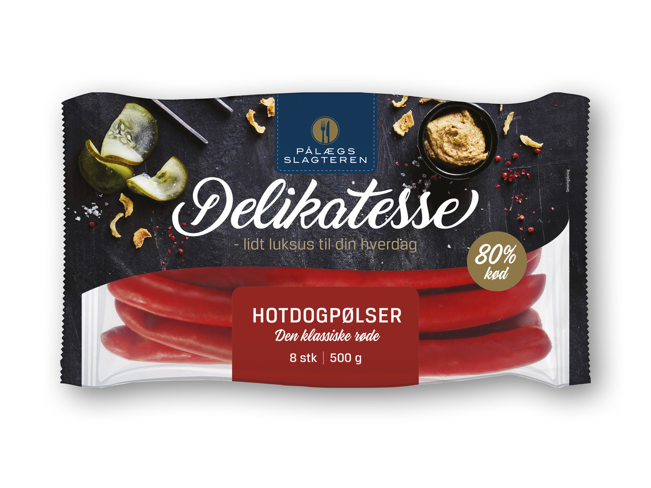 PÅLÆGSSLAGTEREN Hotdog- eller wienerpølser