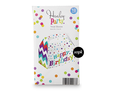 Birthday Treat Box 10pk