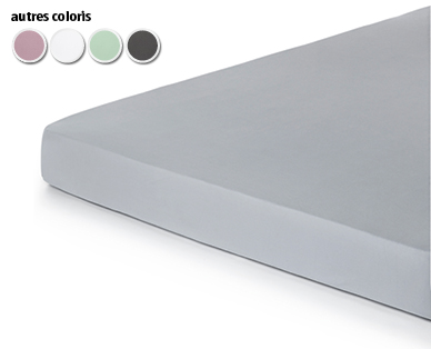 Drap-housse en jersey interlock MY LIVING STYLE
