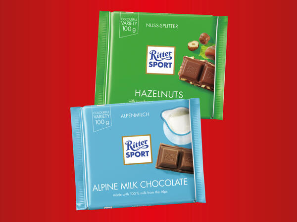 RITTER SPORT ČOKOLÁDA