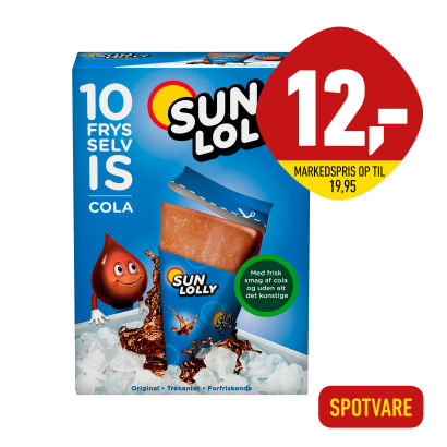 SUN LOLLY 
Frys selv is