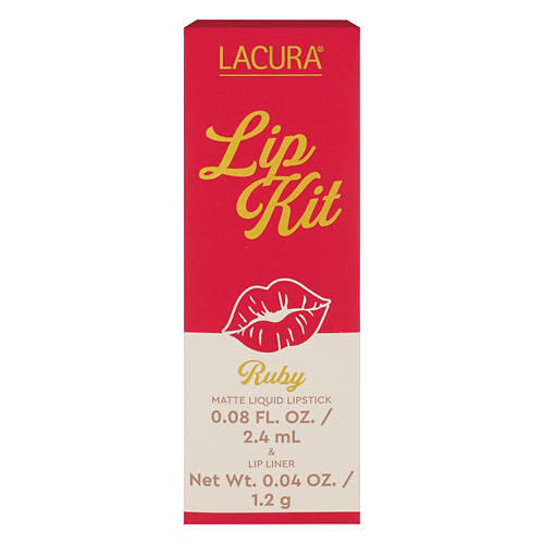 Matte Liquid Lipstick & Lip Liner Kit - Ruby