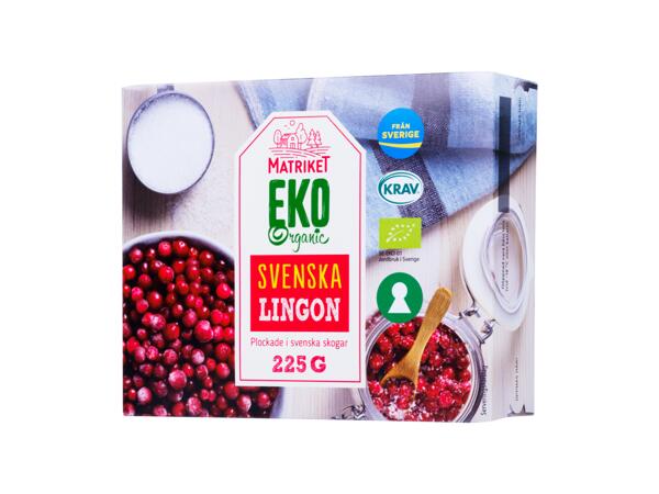Ekologiska svenska lingon