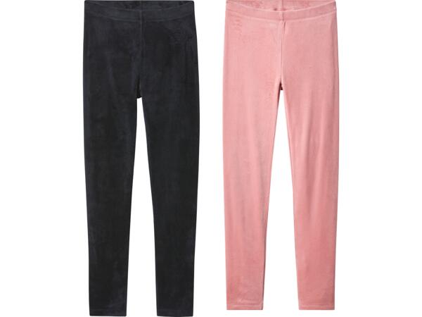 Velour-leggings
