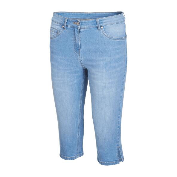 UP2FASHION(R) 				Jeans Capri/ Cropped para Senhora
