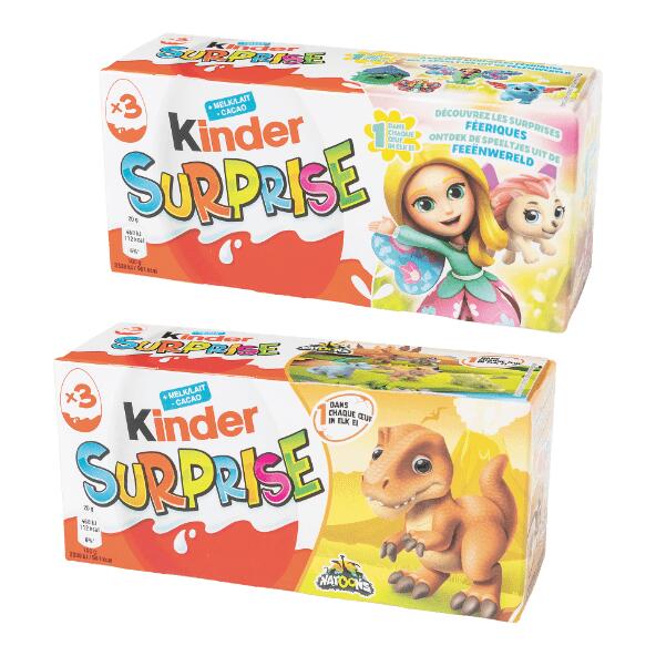 KINDER(R) 				Überraschungseier, 3 St.