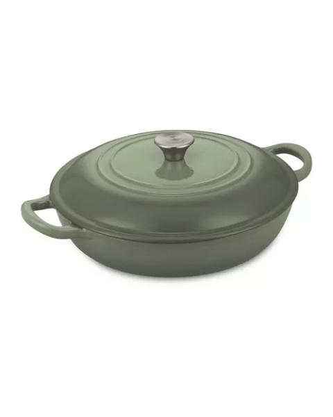 Cast Iron Shallow Casserole Dish