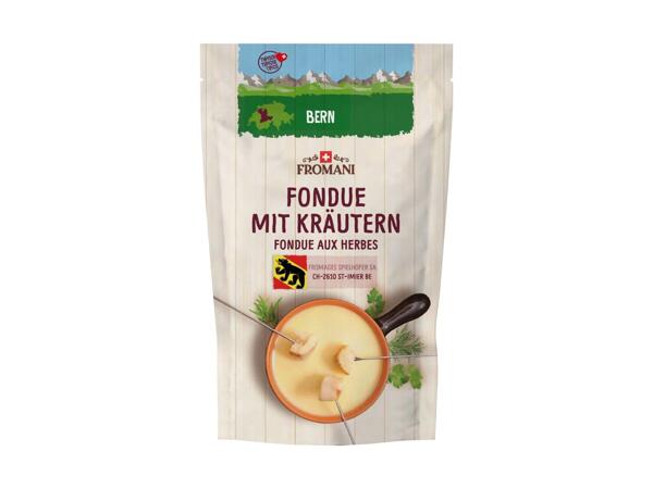 Fondue alla bernese con erbe