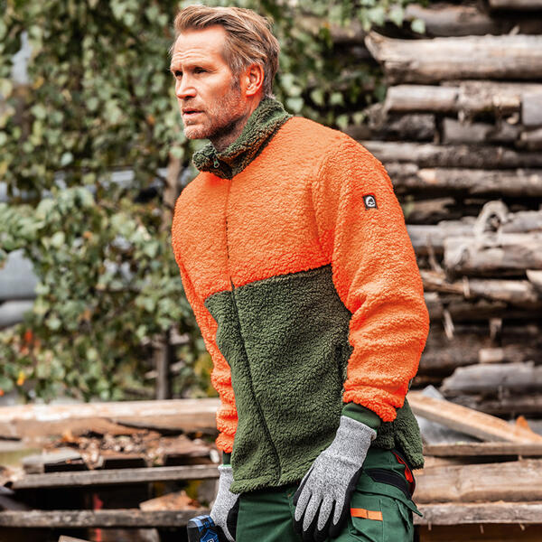 Forst-Faserpelz-Jacke