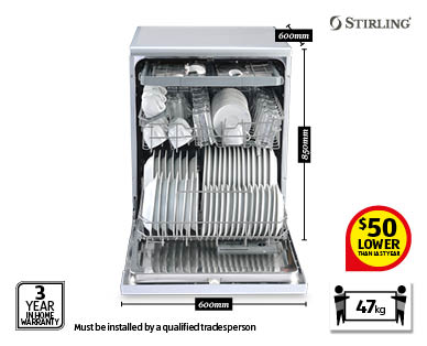 14 Place Stainless Steel Dishwasher