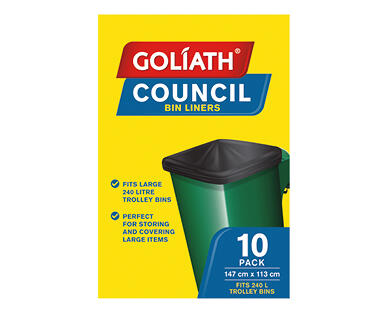 Council Bin Liners 10pk