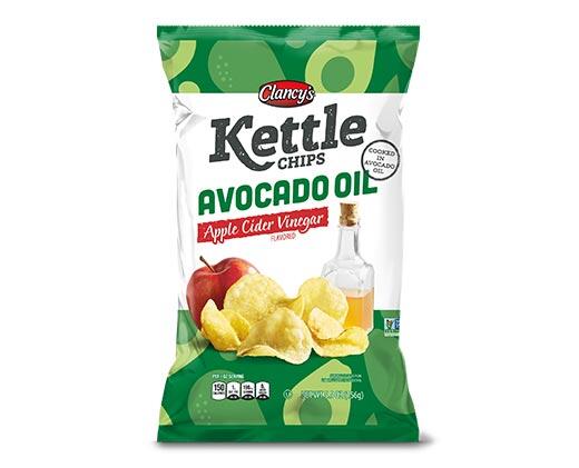 Clancy's Kettle Chips in Avocado Oil Sea Salt or Apple Cider Vinegar