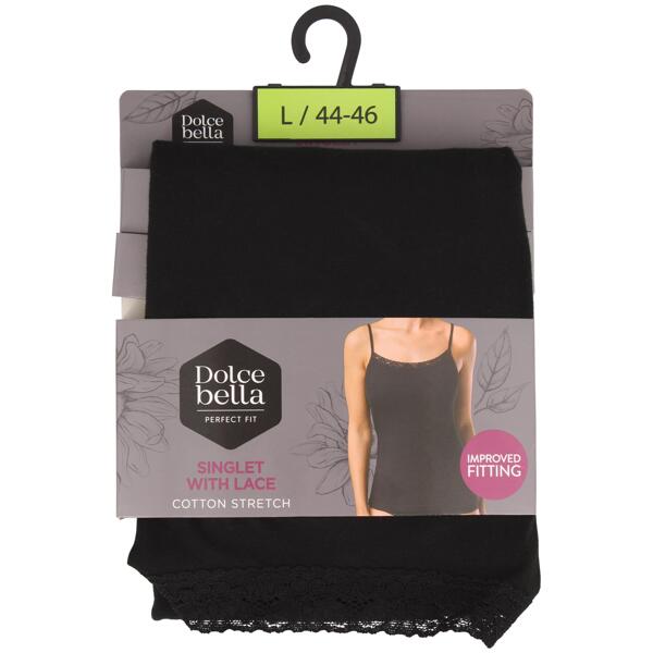 top spaghetti avec dentelle Dolce Bella