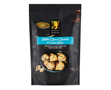 Byron Bay Milk Choc Chunk Cookie Bites 100g