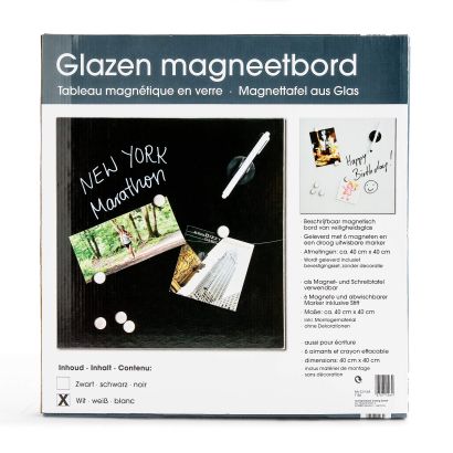 Tableau magnétique en verre