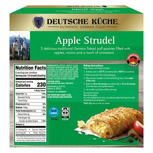 Frozen Apple Strudel, 19.2 oz