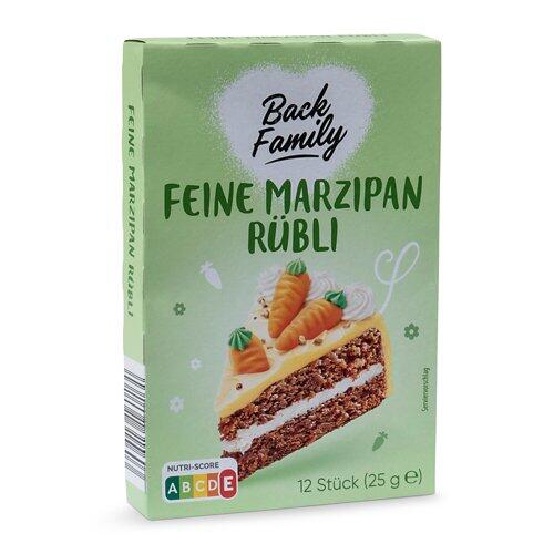 BACK FAMILY Marzipan Rübli