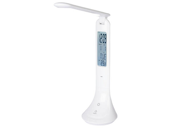 Cordless Desk Lamp with Clock
