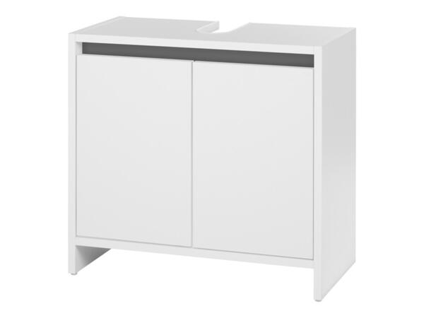 Waschbeckenunterschrank "Oslo", mit 2 Türen, weiß