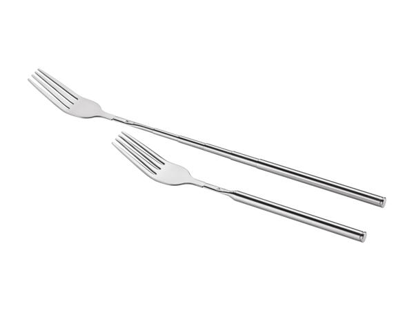 Fourchettes à fondue au fromage télescopiques Mäser, lot de 2