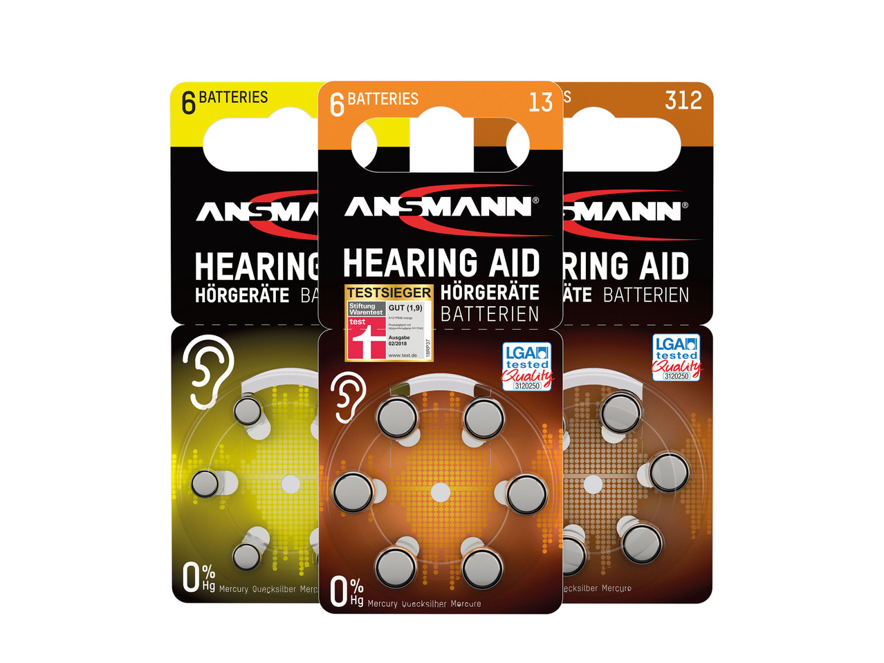 Cell Batteries for Hearing Amplifier