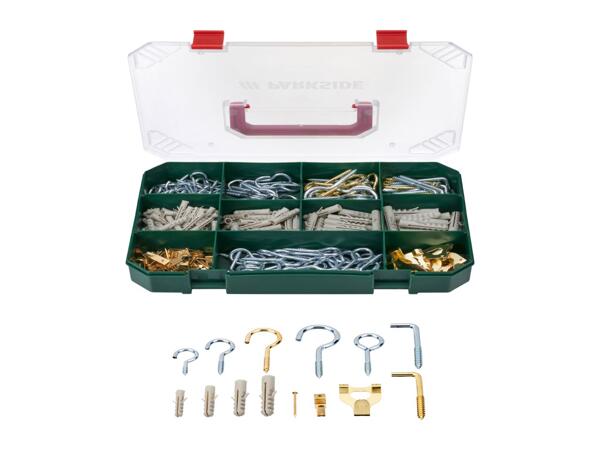 PARKSIDE Hook & Wall Plug Assortment - 338 Pieces