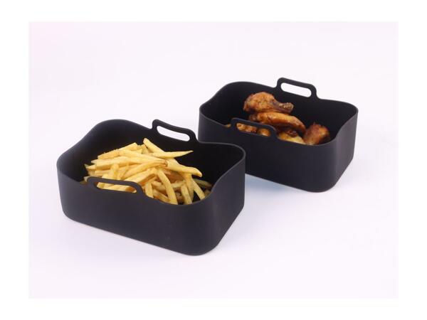 Rectangular Silicone Air Fryer Liner - Set of 2