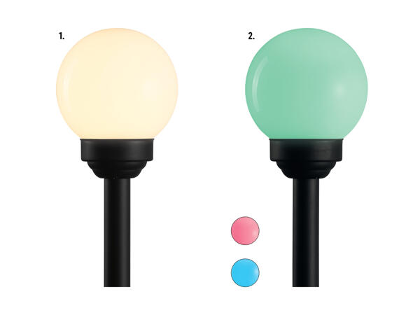 Boule lumineuse solaire à LED, 15 cm