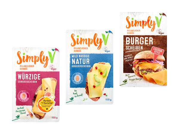 Fromage végan en tranches Simply V