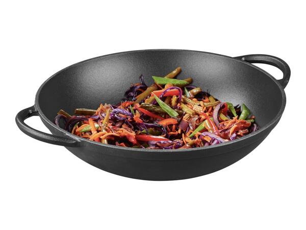 Grillmeister Cast Iron Wok