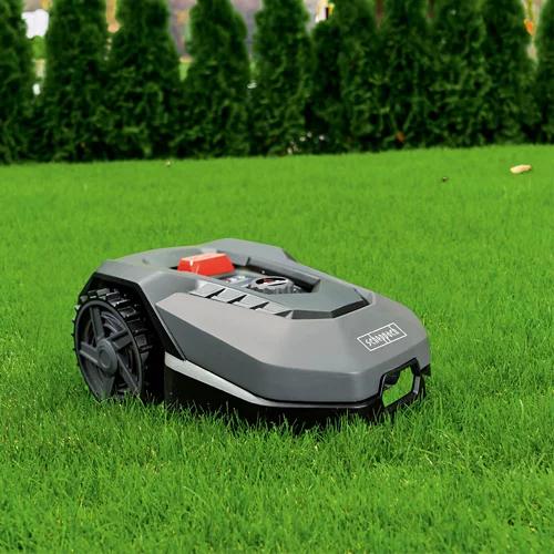 SCHEPPACH Rasenmäher Roboter, 800 qm + Garage
