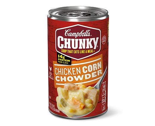 Campbell's Chunky Chicken Corn Chowder or Baked Potato Soup