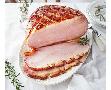 Scored and Roasted Leg Ham per kg