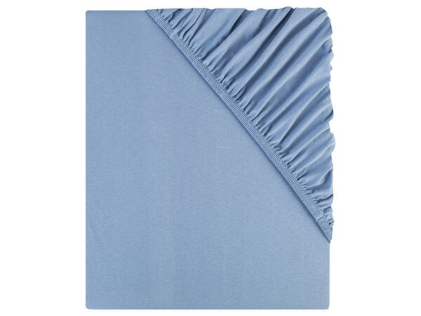 LIVARNO home Žerzejové napínací prostěradlo, 180-200 x 200 cm