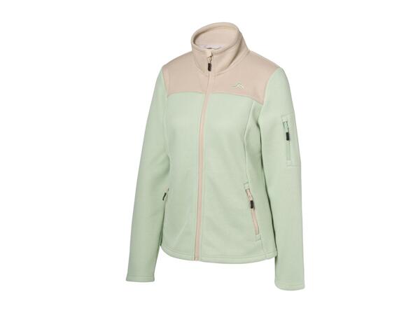 CRIVIT Ladies' Green Knitted Fleece Jacket