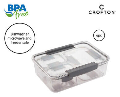 Clear Food Container Set 4pc