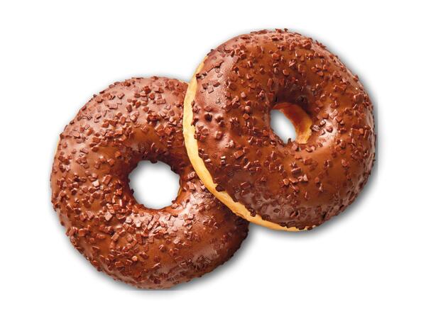 Spandauer eller donut med chokolade