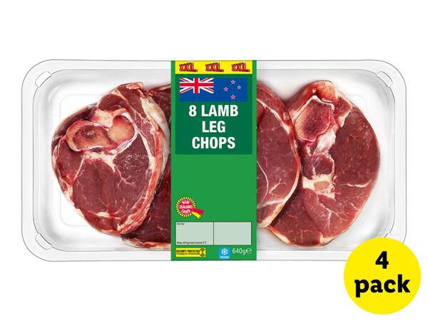 4 Lamb Leg Chops