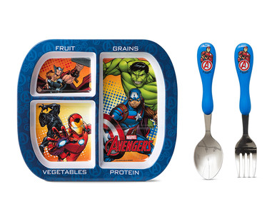 Licensed Kids' Divided Plate or 2-Piece Flatware Set